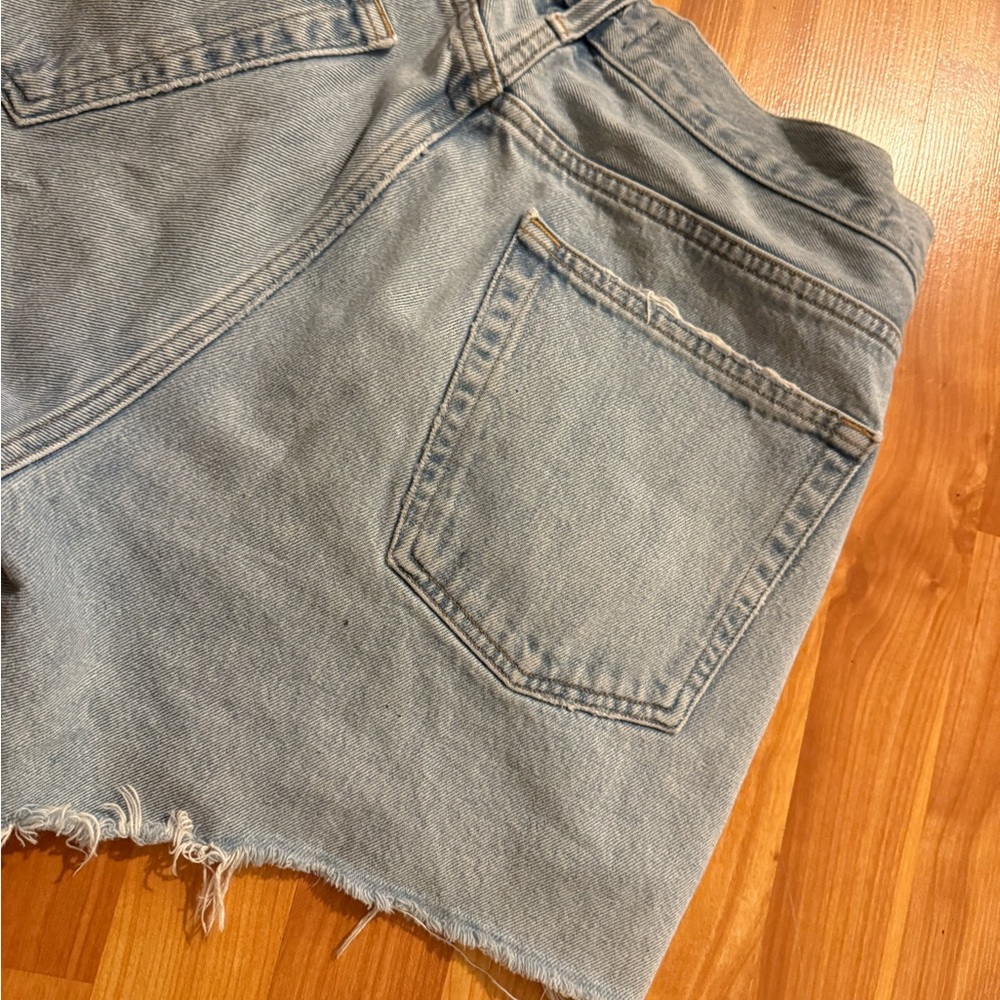 Agolde Parker Long Jean Shorts - Picture 14 of 14